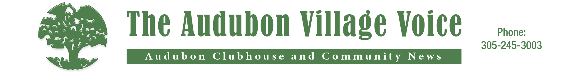 Welcome to The Audubon Village Voice